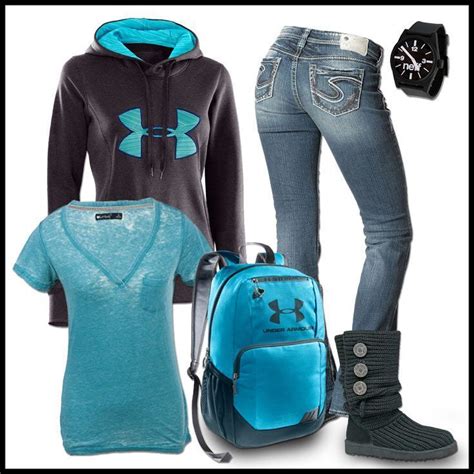 Under Armour inspired outfit for school. | Under armour outfits, Athletic outfits, Cute outfits