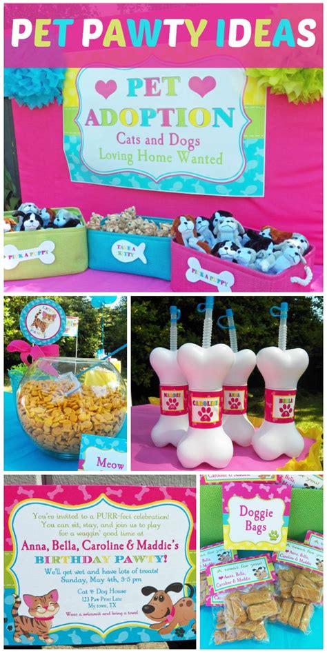 Dogs/ Cats/ Pets / Birthday "Cats and Dogs PAW-ty!" | Catch My Party ...