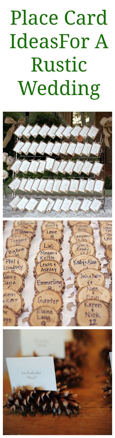 Rustic Wedding Place Card Display Ideas - Rustic Wedding Chic | Wedding ...