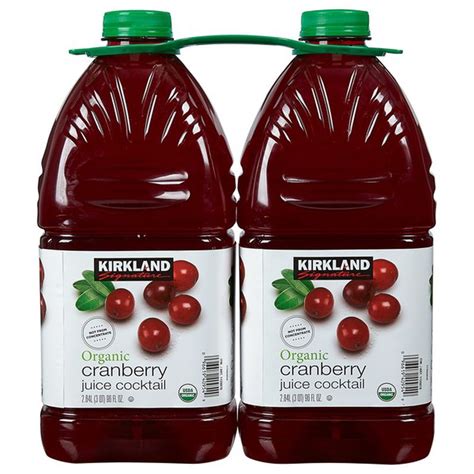 Kirkland Signature Organic Cranberry Juice Cocktail, 2 x 96 oz ...