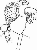 Hindu turban Coloring Page  Free Printable Coloring Pages sketch template