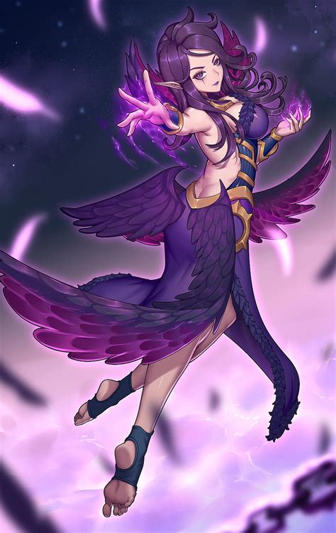 Fallen angel Morgana: LOL champion fanart [Artist: Morgana] - League of ...