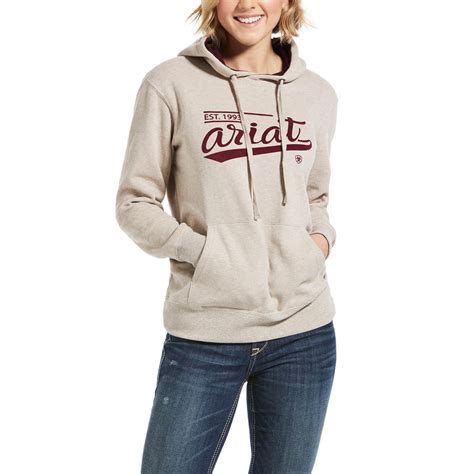 Ariat Women's REAL Varsity Logo Casual Hoodie | Sportsman's Warehouse