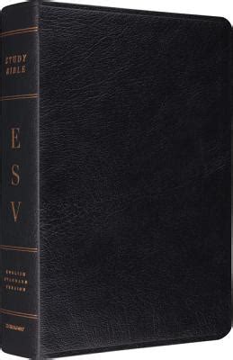 ESV Study Bible Genuine Leather, Black