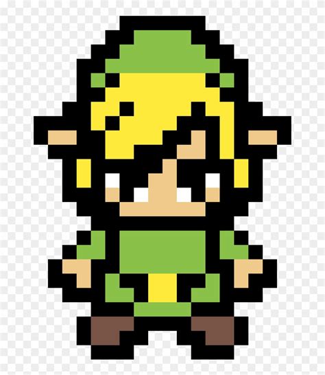 Link From Legend Of Zelda By Pinkkitty604 - Link Zelda Pixel Art, HD ...