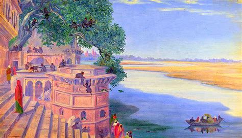 Marianne North - Vrindavan, 1878 Pichwai Paintings, Landscape Paintings ...