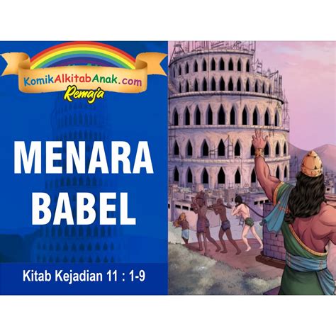 Jual Komik Alkitab Anak - Menara Babel - seri buku cerita sekolah ...