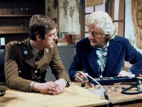 a lovely shot of captain mike yates and the doctor | Doctor who season ...