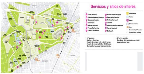 Chapultepec Park Map