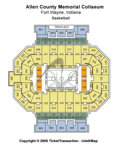 Allen County War Memorial Coliseum Tickets and Allen County War Memorial Coliseum Seating Chart ...