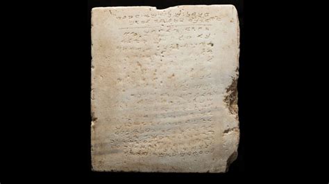 Oldest Stone Tablet of the Ten Commandments Up for Auction - ABC News