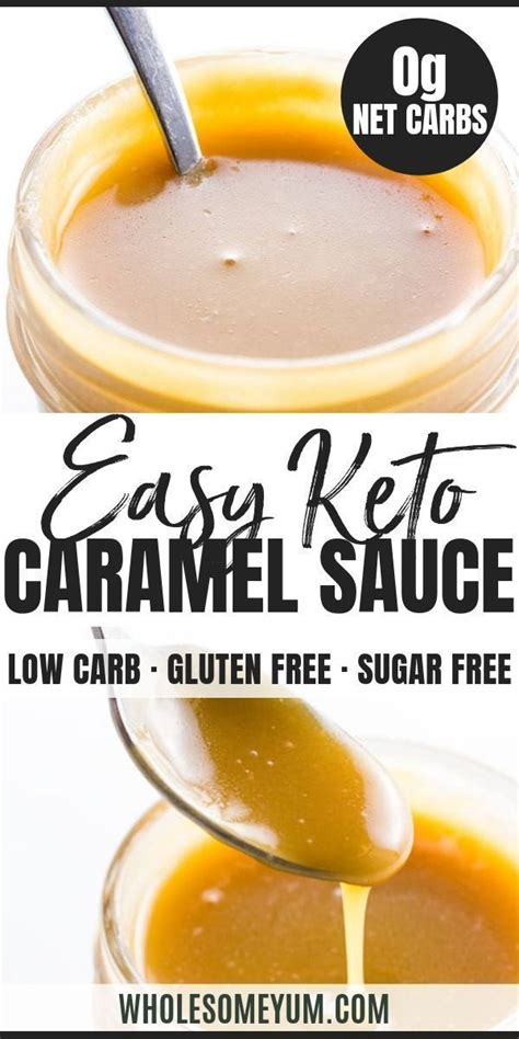 Sugar free caramel sauce – Artofit