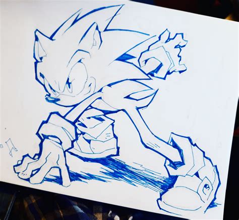 [Fan Art] Just wanted to share a quick Sonic Sketch i made a while ago! (Insta: @henryp39) : r ...