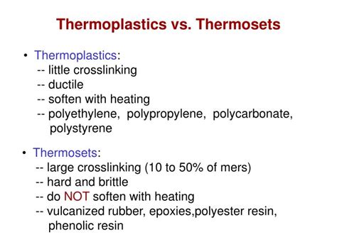 PPT - Chapter 15: Polymers - Characteristics, Applications, and ...