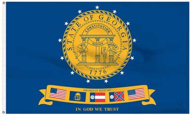 Georgia State Historic Flag | Georgia State Flag 2001