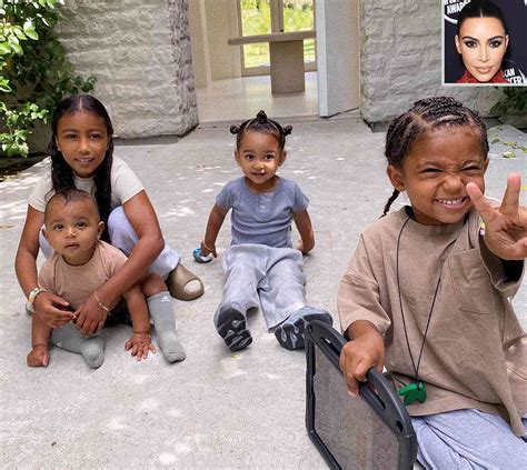 Kim Kardashian Shares Sweet Photo of Her 4 Kids Together