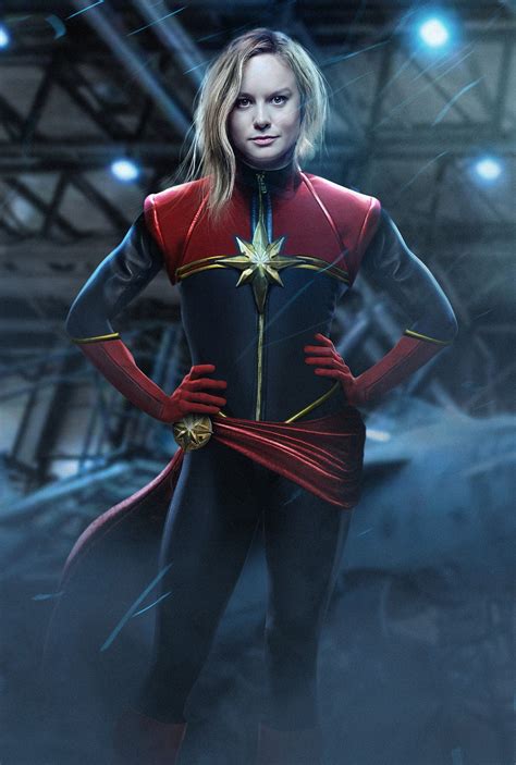 #CaptainMarvel: What Brie Larson Looks Like As Marvel's Female Superhero - Hype MY