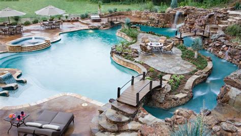 Lazy river pool my dream! Backyard Lazy River, Lazy River Pool, Backyard Oasis, Backyard Pools ...