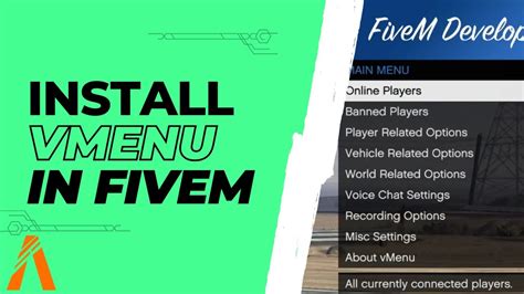 How to install Vmenu to your FiveM server - YouTube