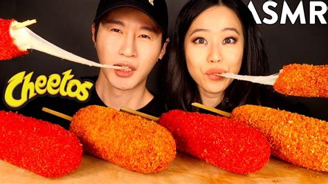 ASMR HOT CHEETOS MOZZARELLA CORN DOGS With STEPHANIE SOO, 42% OFF