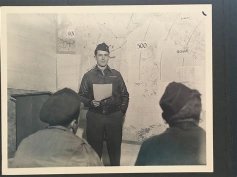 Briefing Officer for 1944 Bombing missions - The 449th Bomb Group(H)