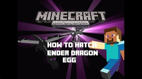 Minecraft How To: Hatch Ender Dragon egg - YouTube