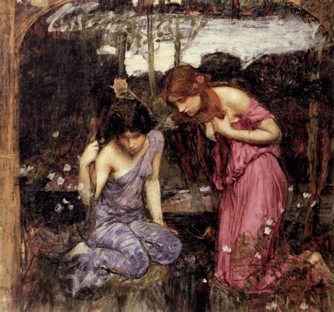 Image: John William Waterhouse, Study for Nymphs Finding the Head of Orpheus