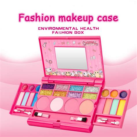 SAFETY TESTED- NON TOXIC Princess Girls Makeup Kit, Fold Out Makeup ...