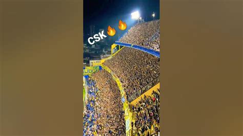 CSK fans | CSK stadium | Dhoni fans - YouTube