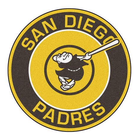 MLB - San Diego Padres Roundel Mat 27" diameter | San diego padres, San diego, Padres