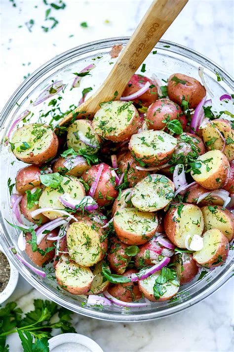 No-Mayo Potato Salad - Relish