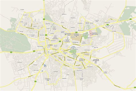 Lusaka Map ~ Online Map