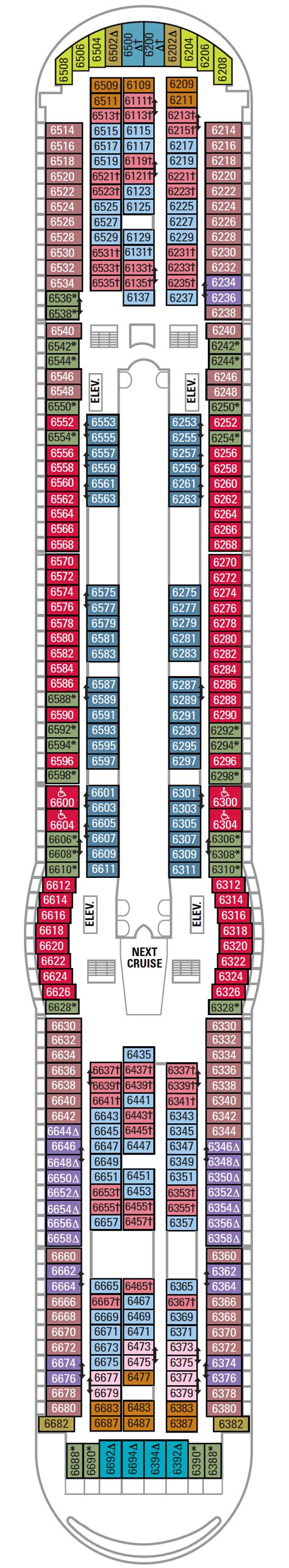 Voyager of the Seas deck plans - Cruiseline.com