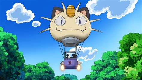 Team Rocket Meowth Balloon