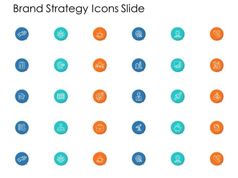 Brand Strategy Icons Slide Ppt Powerpoint Presentation Gallery Designs