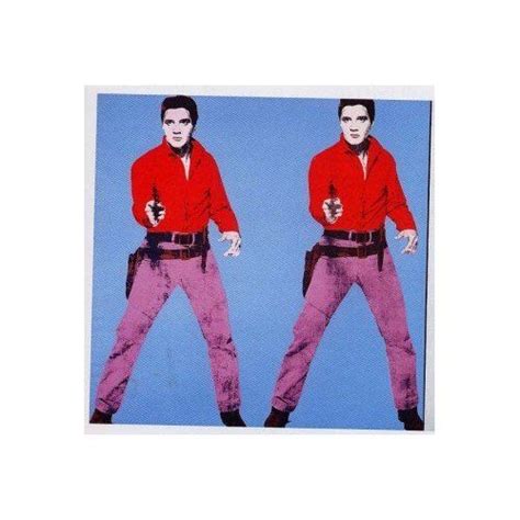 Andy Warhol Elvis Presley Pop Art Oil Painting