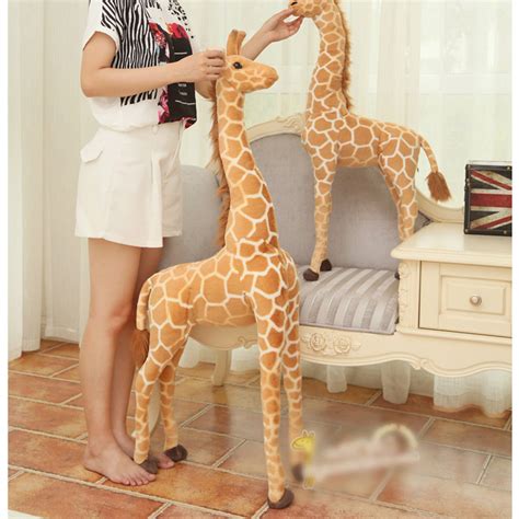 Plush Giraffe Kid Toys Giant Large Stuffed Animal Doll Xmas Gift 60/70/120CM – Alexnld.com