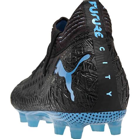 Puma Manchester City FUTURE 4.1 FG - Black/Sky Blue/White - SoccerPro