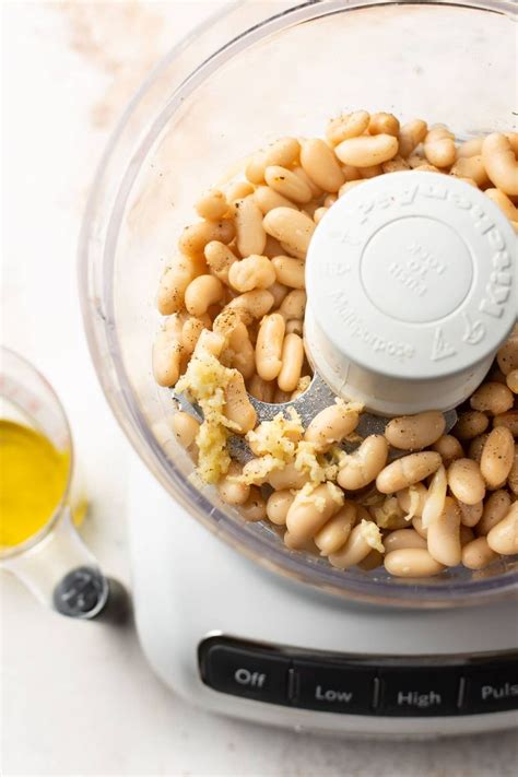 White kidney beans (cannellini beans) make a silky and delicious dip! The perfect easy appeti ...