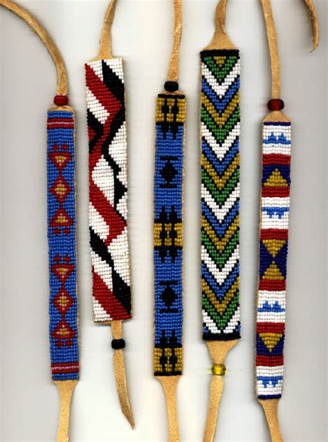 Free Native American Seed Bead Patterns, Iroquois Beadwork, Strip Patterns, Beading Patterns ...