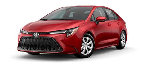 2021 Toyota Corolla LE 4-Door FWD Sedan Specifications