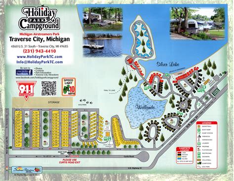 Site Map – Holiday Park Campground