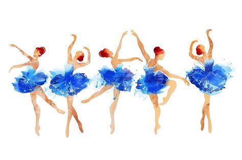 Blue ballet.watercolor | Dance art drawing, Ballet drawings, Dance art