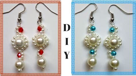 Beading earrings tutorial for beginners. 10 minutes DIY Earrings | Earring tutorial, Diy elegant ...