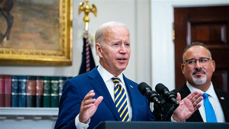 Biden Announces $10,000 in Student Loan Debt Relief - The New York Times