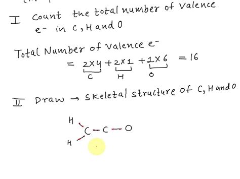 SOLVED: Draw the Lewis structure of ketene (C2H2O) and de- scribe the ...