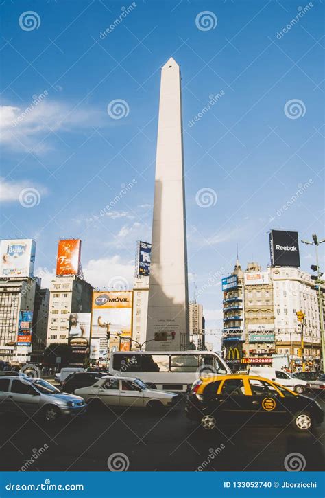 Obelisco, Buenos Aires, Argentina Editorial Image - Image of ...