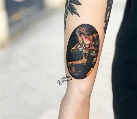 Saturn Devouring His Son tattoo by Andrea Morales | Photo 28601