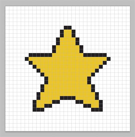 How to Make a Pixel Art Star - Mega Voxels