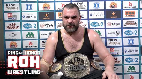 The new NJPW STRONG Openweight Champion Eddie Kingston had an important ...